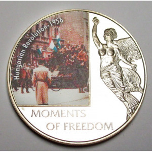 Libéria, 10 dollars 2006 PP - A szabadság pillanatai - Októberi Forradalom - 1956 UNC