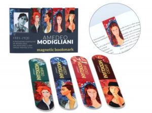 Mágneses könyvjelző - Modigliani