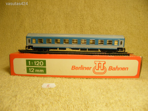 TT 1:120 MÁV 1. osztályú gyorsvonati személyvagon hibátlan dobozában, vasútmodell, terepasztal Kép