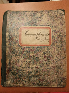 Antik Magyar füzet 1885