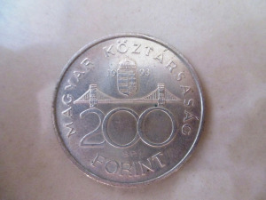 200 Forint 1993 1000/ 500 ezüst
