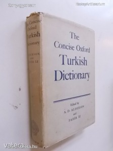 The Concise Oxford Turkish Dictionary (Török szótár) (*72)