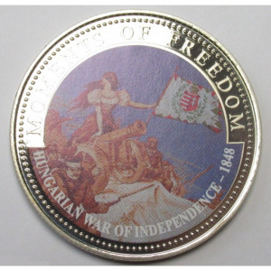 Libéria, 10 dollars 2001 PP - A szabadság pillanatai - Magyar szabadságharc - 1848 UNC