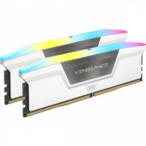 Corsair 32GB DDR5 6200MHz Kit(2x16GB) Vengeance RGB White CMH32GX5M2B6200C36W Alkatrész Memória
