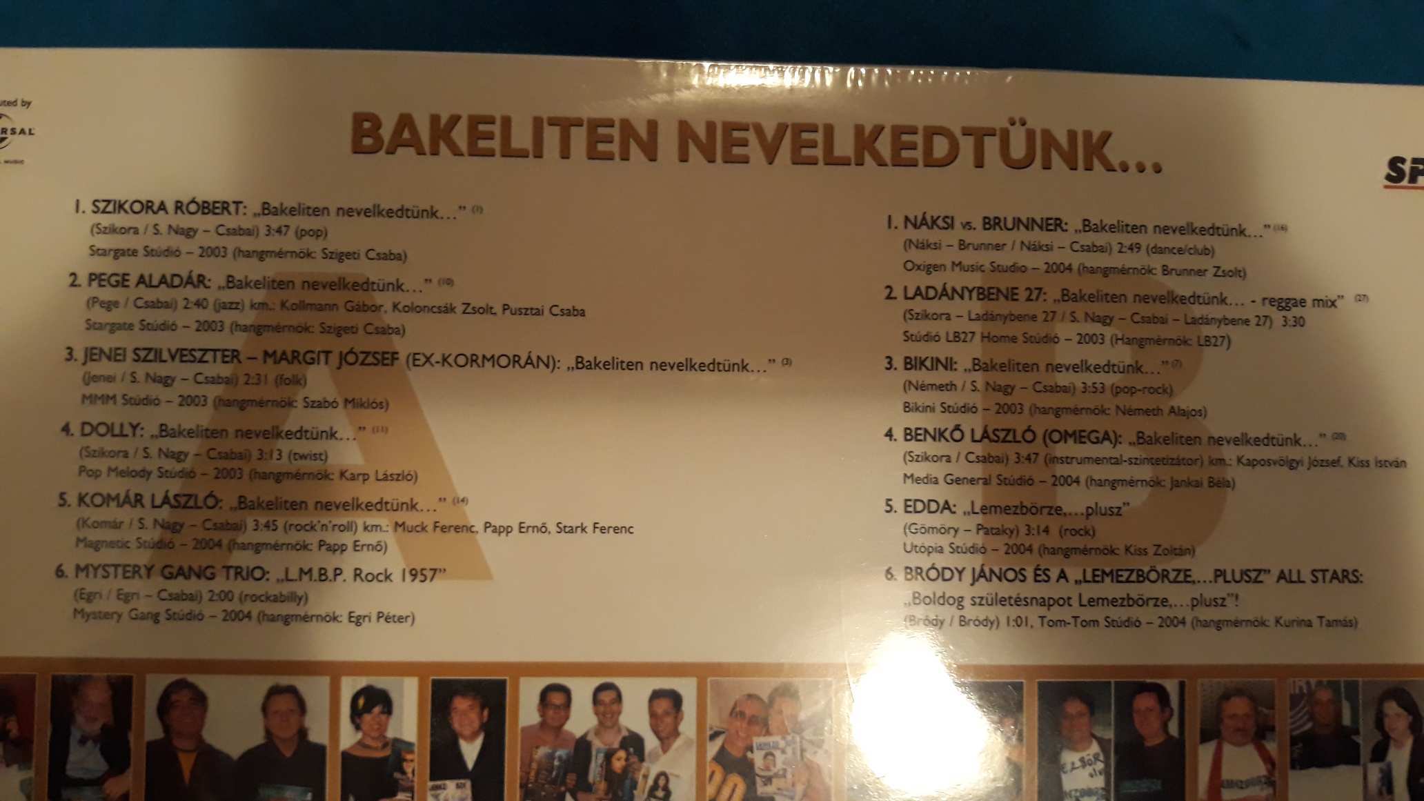 Takáts Tamás Dirty Blues Band TESZTLEMEZ+Dolly Szikora BIKINI EDDA Náksi BAKELITEN NEVELKEDTÜNK