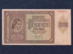 Horvátország 1000 kuna bankjegy 1941 (id73600)