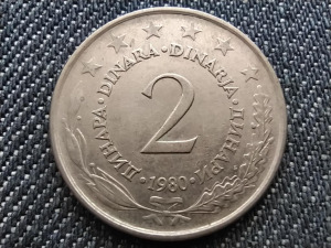 Jugoszlávia 2 Dínár 1980 (id28070)