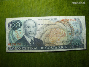 COSTA RICA - 100 COLONES 1993