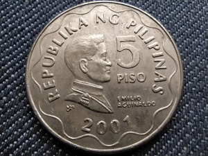 Fülöp-szigetek Emilio Aguinaldo 5 peso 2001 BSP (id36423)