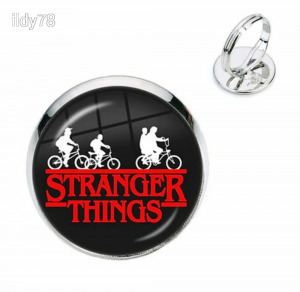 Strager Things gyűrű (fekete)