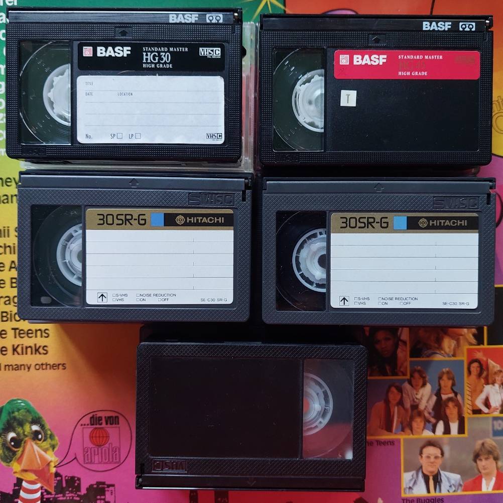 LOT DE 2 CASSETTE K7 video VHS VIERGE TDK HS 240 HS240 NEUF SOUS