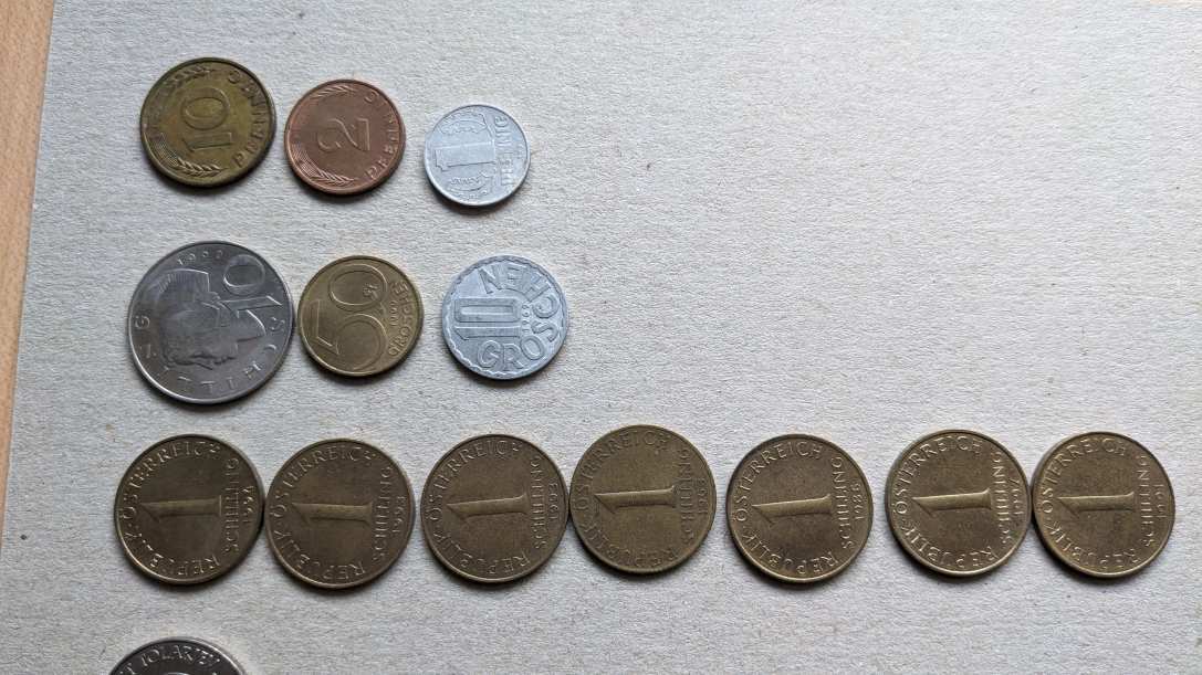 Régi külföldi fémpénzek