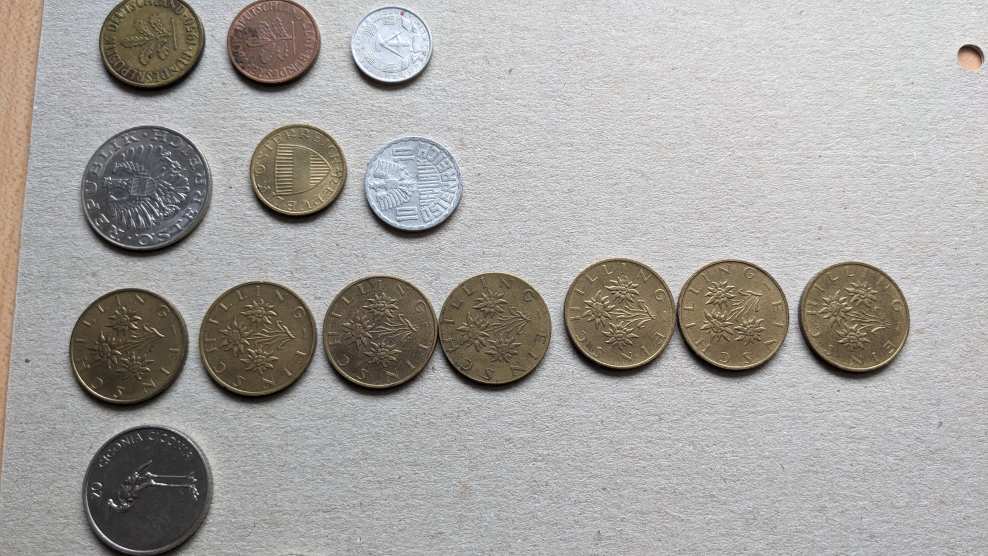 Régi külföldi fémpénzek