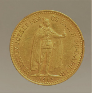 1912  Ferenc József  arany 10 Korona  -KI06