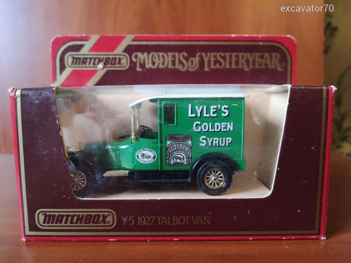 Matchbox Appx 9.5cm Long Y-5 - 1927 Talbot Van (Beescott Livery Matchbox Appx 9.5cm Long Y-5 - 1927 Talbot Van (Beescott Livery