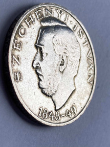 Ezüst pénzérme 10 Forint 1948 - Széchenyi István Forint emlék veret / Ezüst Széchenyi 10 Forint