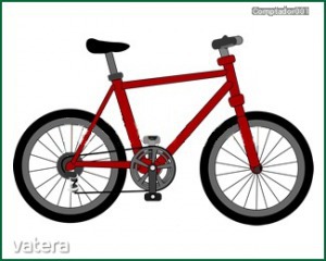 Matrica ovisjel/bölcsisjel bicikli (1,5x1,5cm)
