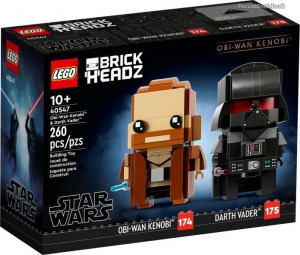 LEGO BrickHeadz 40547 - Star Wars - Obi-Wan Kenobi és Darth Vader Új,bontatlan