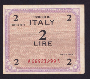 Olaszország 2 Lira EF-VF 1943