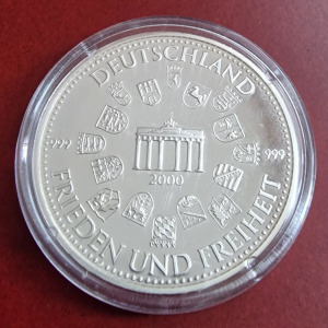 Németország színezüst emlékérme -1999- UNC-PP!