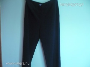 női moletti fekete alkalmi nadrág 44, 46 (meghosszabbítva: 3272993603) - Vatera.hu Kép