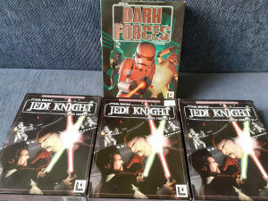 Star Wars Dark Forces 1., S.W. Dark Forces 2.Jedi Knight     DOBOZOS PC játékok