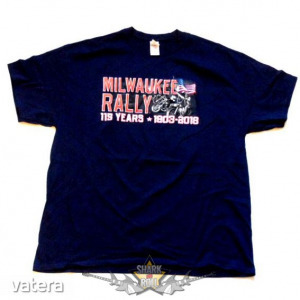 MILWAUKEE RALLY - 115 YEARS.2018. T-Shirt. motoros póló