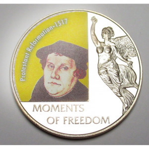Libéria, 10 dollars 2006 PP - A szabadság pillanatai - A reformáció - 1517 UNC
