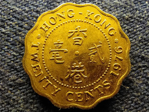 Hongkong II. Erzsébet 20 cent 1976  (id79811)