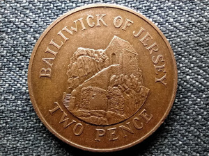 Jersey II. Erzsébet St. Helier remetelak 2 penny 1988 (id49021)