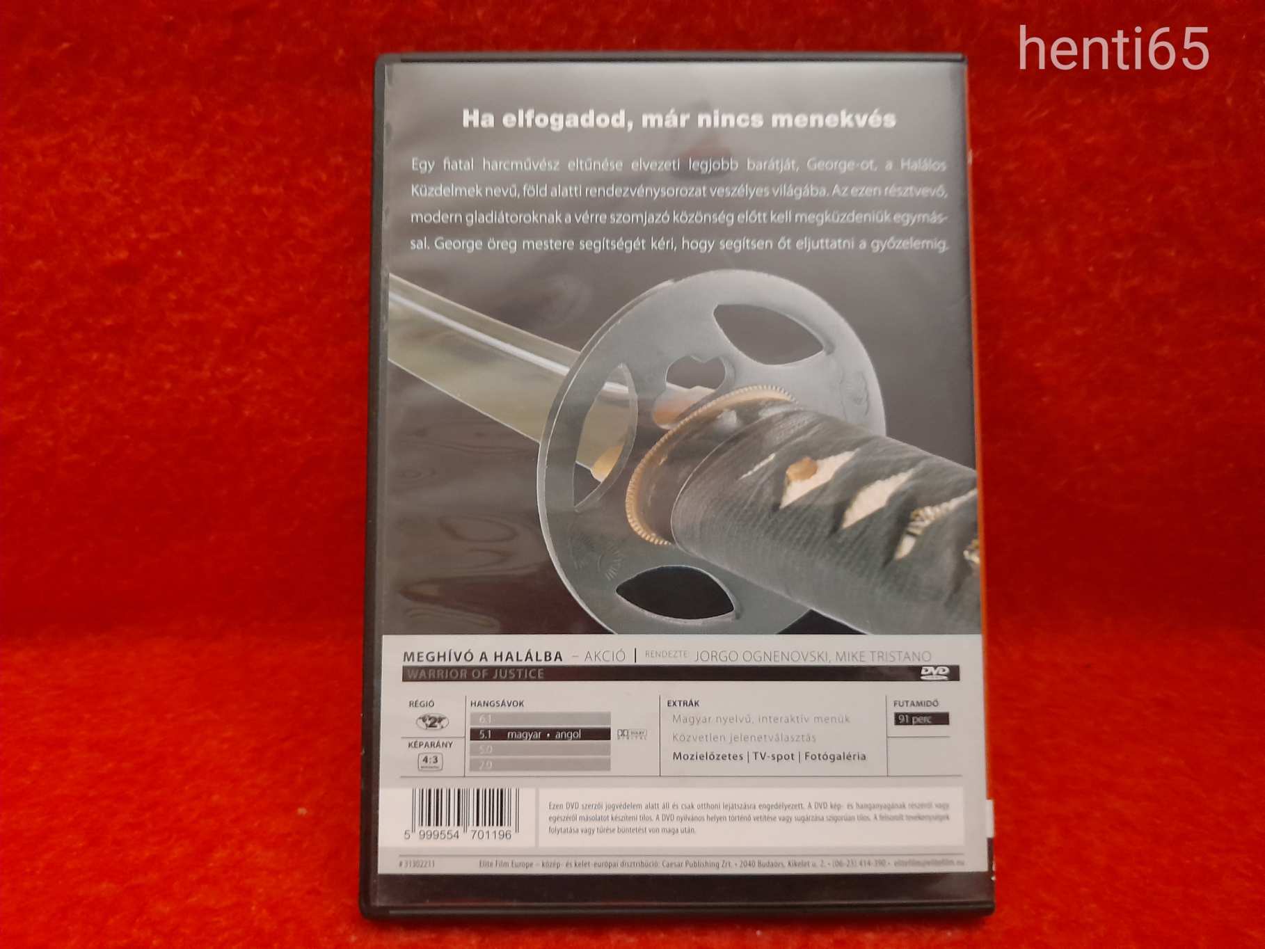 MEGHÍVÓ A HALÁLBA            -  karcmentes ,Nagyon RITKA  DVD !!!
