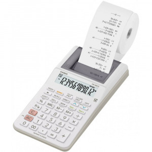 Casio HR-8RCE-WE Nyomtató asztali számológép Fehér Kijelző (számjegy): 12 Elemekről üzemeltetett,...