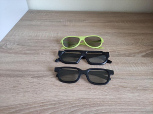 3D-s szemüveg 3 db