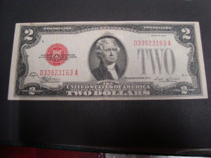 1928 2 dolláros USA