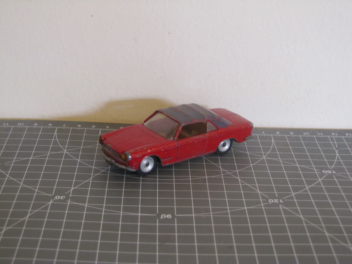 SOLIDO 133 FIAT 2300S Cabriolet Ghia Bleu 1.43
