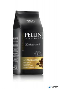 Kávé, pörkölt, szemes, 1000 g, PELLINI Gran Aroma