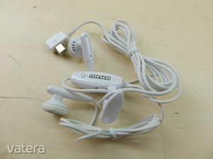 Alcatel mobiltelefon headset fülhallgató mikrofonnal hangerő szabályzóval