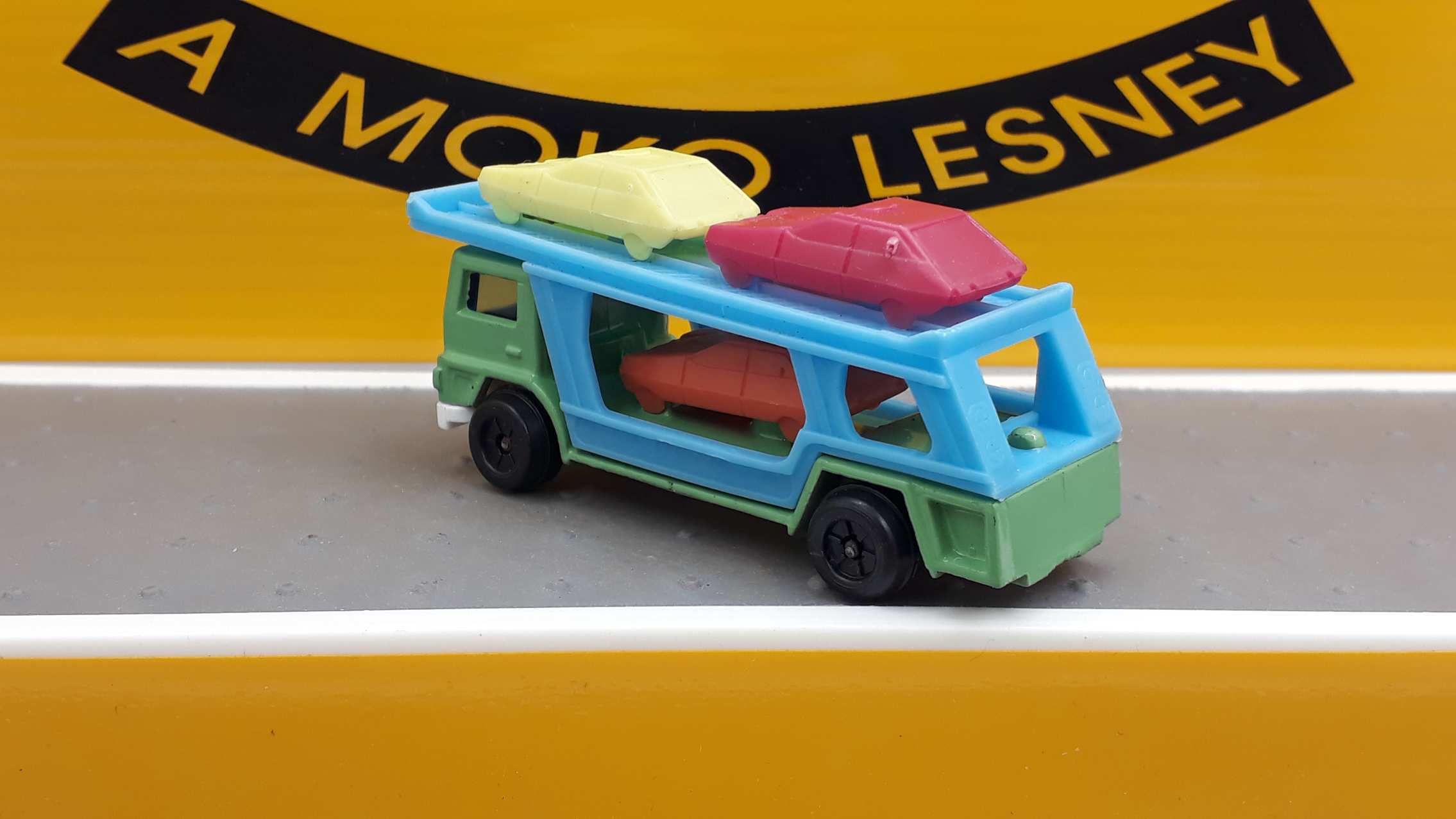 Matchbox Utánzat. Playmobil. Car Transporter.