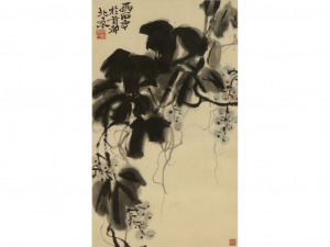 Kínai művész 20. század : Szőlő