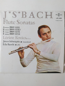 J.S. Bach - Flute Sonatas BWV 1013,BWV 1030, BWV 1035, BWV 1034 - Hanglemez, bakelit, vinyl,LP