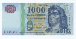 2006 1000 forint DA zöld hologramm UNC