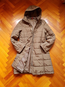 H&M Divided khaki kapucnis kabát 40
