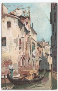 Velence, Venezia - Rio San Polo, 1900 körül