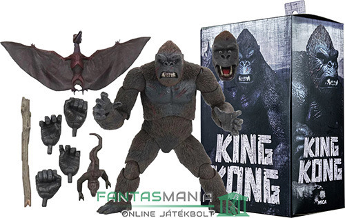 NECA 42747 King Kong Skull Island Ultimate 7" - Action Figure Da Collezione Con 30 Punti Di Articolazione