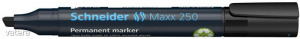Alkoholos marker, 2-7 mm, vágott, SCHNEIDER 'Maxx 250', fekete