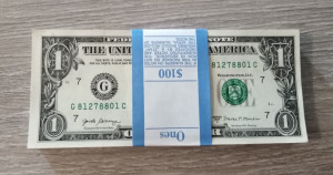 USA 1 dolláros pénzköteg