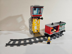 LEGO City Train - 60198 - Konténeres vagon + Épület