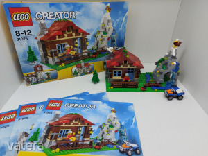 Lego Creator 31025 Hegyi kunyhó készlet dobozzal és leírással