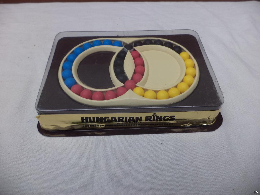 [ABC] Hungarian Rings retro logikai játék, Új (7370)