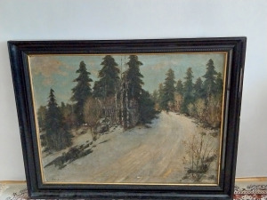 SIGVALD SIMENSEN(1865-1920):eredeti festménye